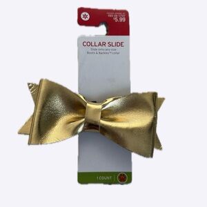Target Collar Slide Gold Bow